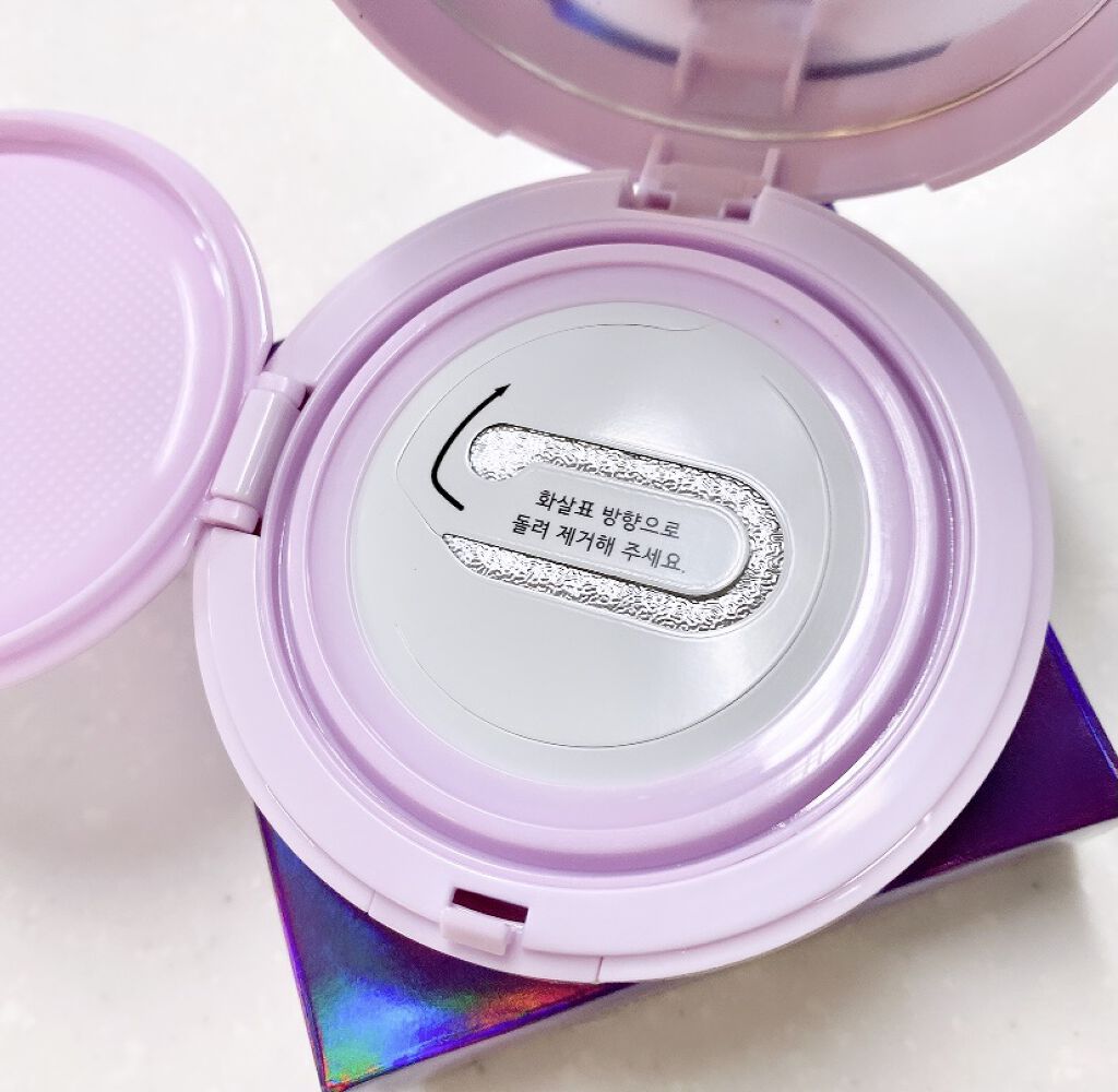 ユニコーン オーロラ光彩クッション/SELF BEAUTY/クッションファンデーションを使ったクチコミ（2枚目）