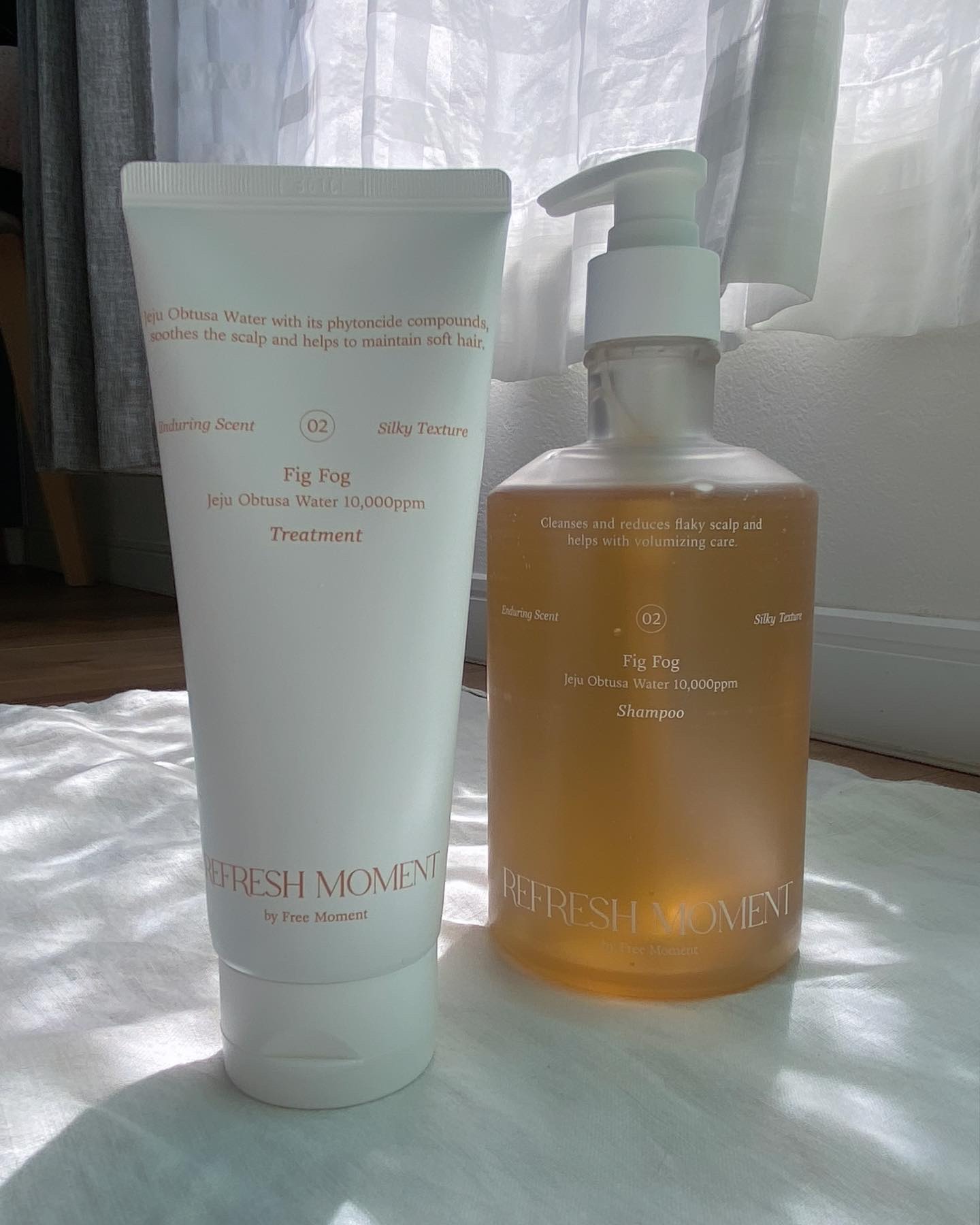 リフレッシュモーメントパフュームシャンプー/トリートメント Fig Fog/Free Moment /市販シャンプーを使ったクチコミ（3枚目）