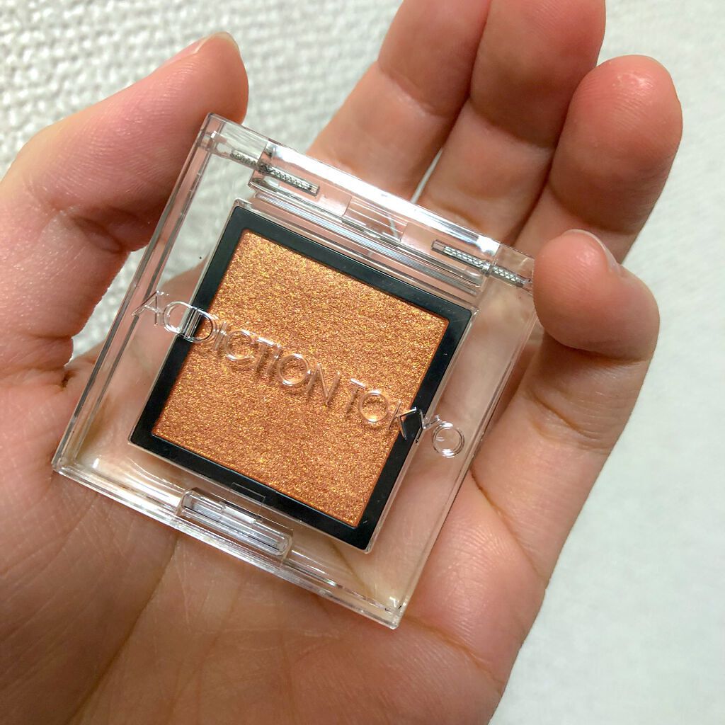 アディクション ザ アイシャドウ スパークル 016SP Carnelian/ADDICTION/単色アイシャドウを使ったクチコミ（2枚目）