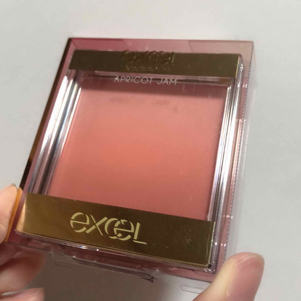 オーラティック ブラッシュ AB02 アプリコットジャム/excel/パウダーチークを使ったクチコミ（1枚目）