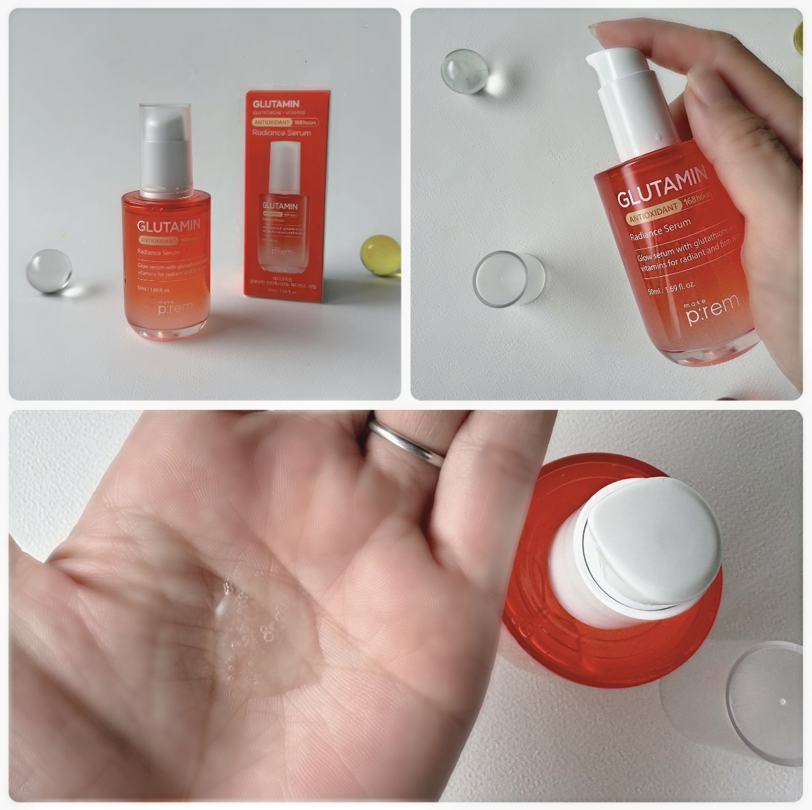 エンドポアベジチノールタイト二ングセラム/make prem/美容液を使ったクチコミ（2枚目）