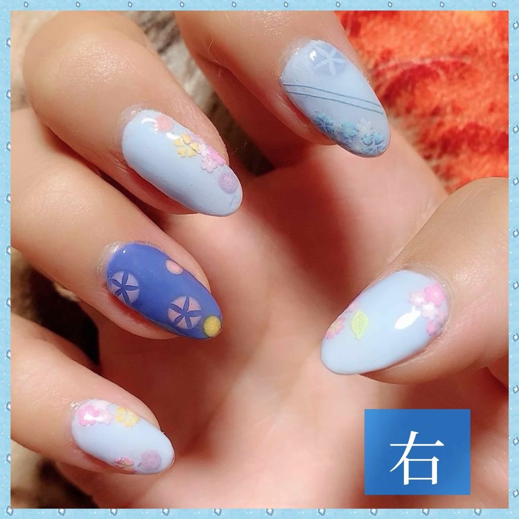 ネイルシール/セリア/ネイルシールを使ったクチコミ(3枚目)