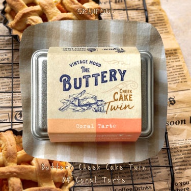SKINFOOD バターリーチークケーキ ツインのクチコミ「
SKINFOOD
バターリーチークケーキ ツイン
04 Coral Tarte


バターリ.....」（1枚目）