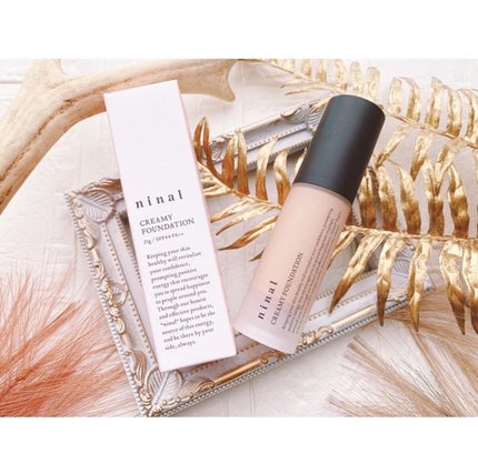 ninal クリーミィファンデーション/ninal/クリーム・エマルジョンファンデーションを使ったクチコミ(2枚目)