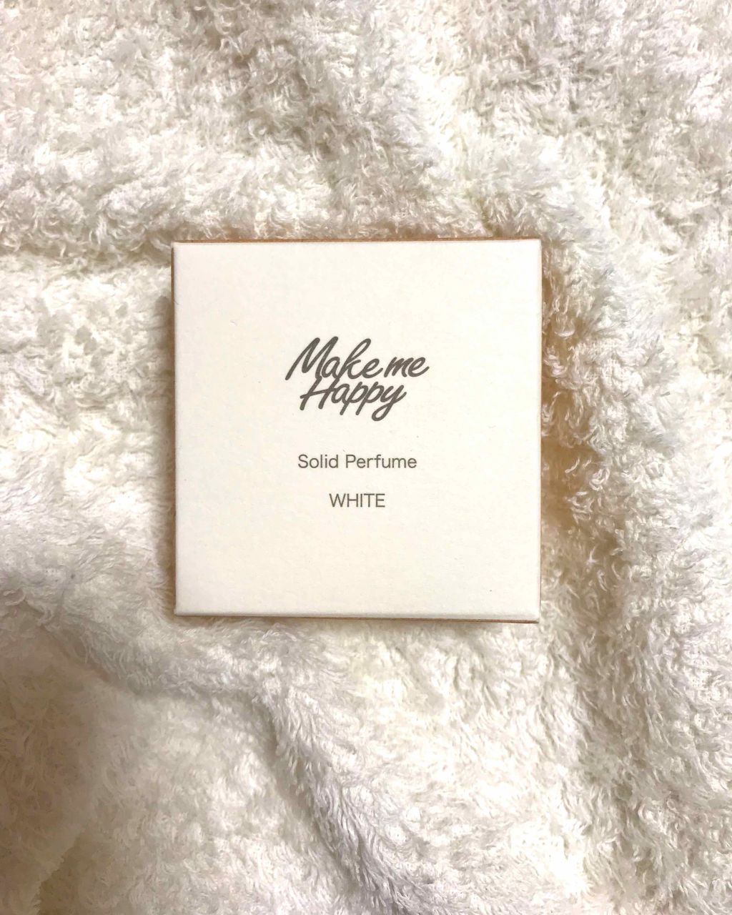 メイクミーハッピー ソリッドパフューム WHITE/キャンメイク/練り香水を使ったクチコミ(1枚目)