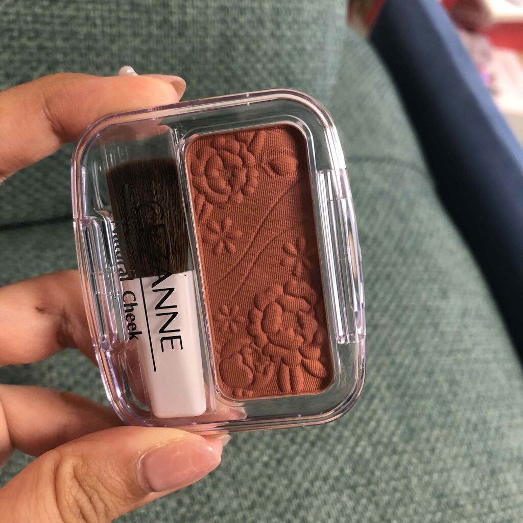 ナチュラル チークN/CEZANNE/パウダーチークを使ったクチコミ（1枚目）