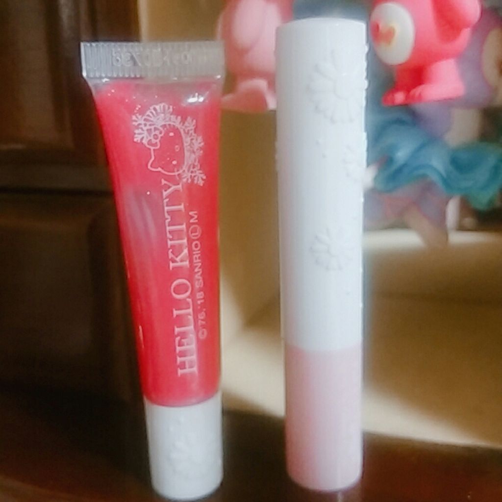 Blooming Kitty リップスティック/DAISO/口紅を使ったクチコミ（3枚目）