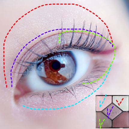 【旧】サンク クルール クチュール/Dior/アイシャドウパレットを使ったクチコミ(2枚目)