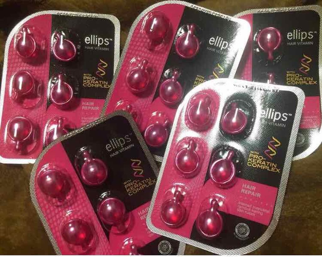 ヘアーオイル【トリートメント】/ellips/ヘアオイルを使ったクチコミ(2枚目)