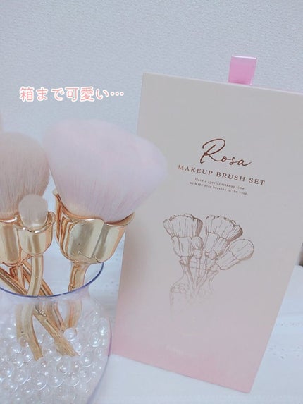 ロッサ メイクアップブラシセット /フランフラン/メイクブラシを使ったクチコミ(4枚目)