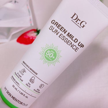 グリーンマイルドアップサンスエッセンス/Dr.G/日焼け止め・UVケアを使ったクチコミ（3枚目）