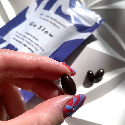 CBDサプリメント for デジタルウェルビーイング/Go Slow/健康サプリメントを使ったクチコミ(4枚目)