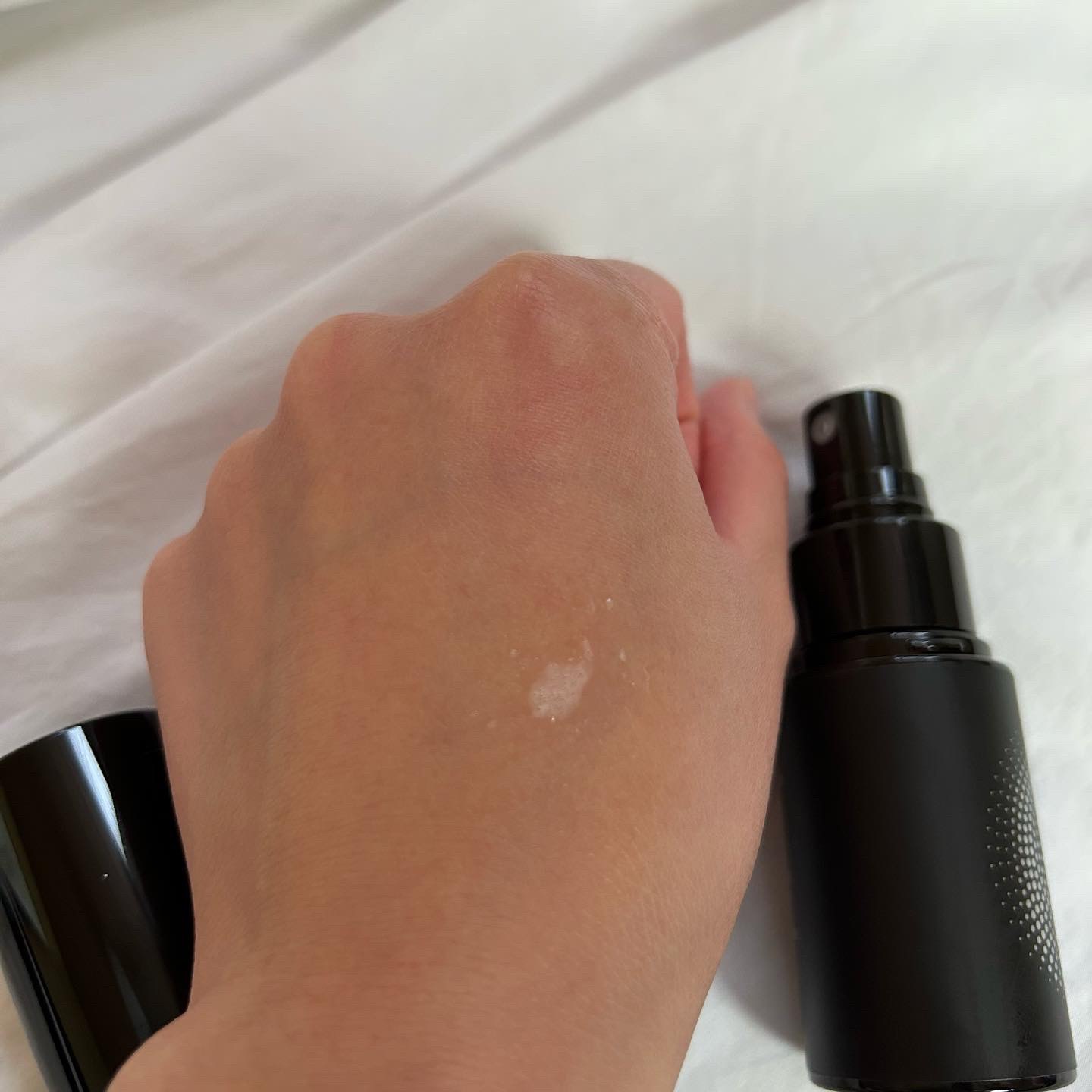 PRAMY メイクアップセッティングミスト モイストタイプ/PRAMY/フィックスミストを使ったクチコミ（2枚目）