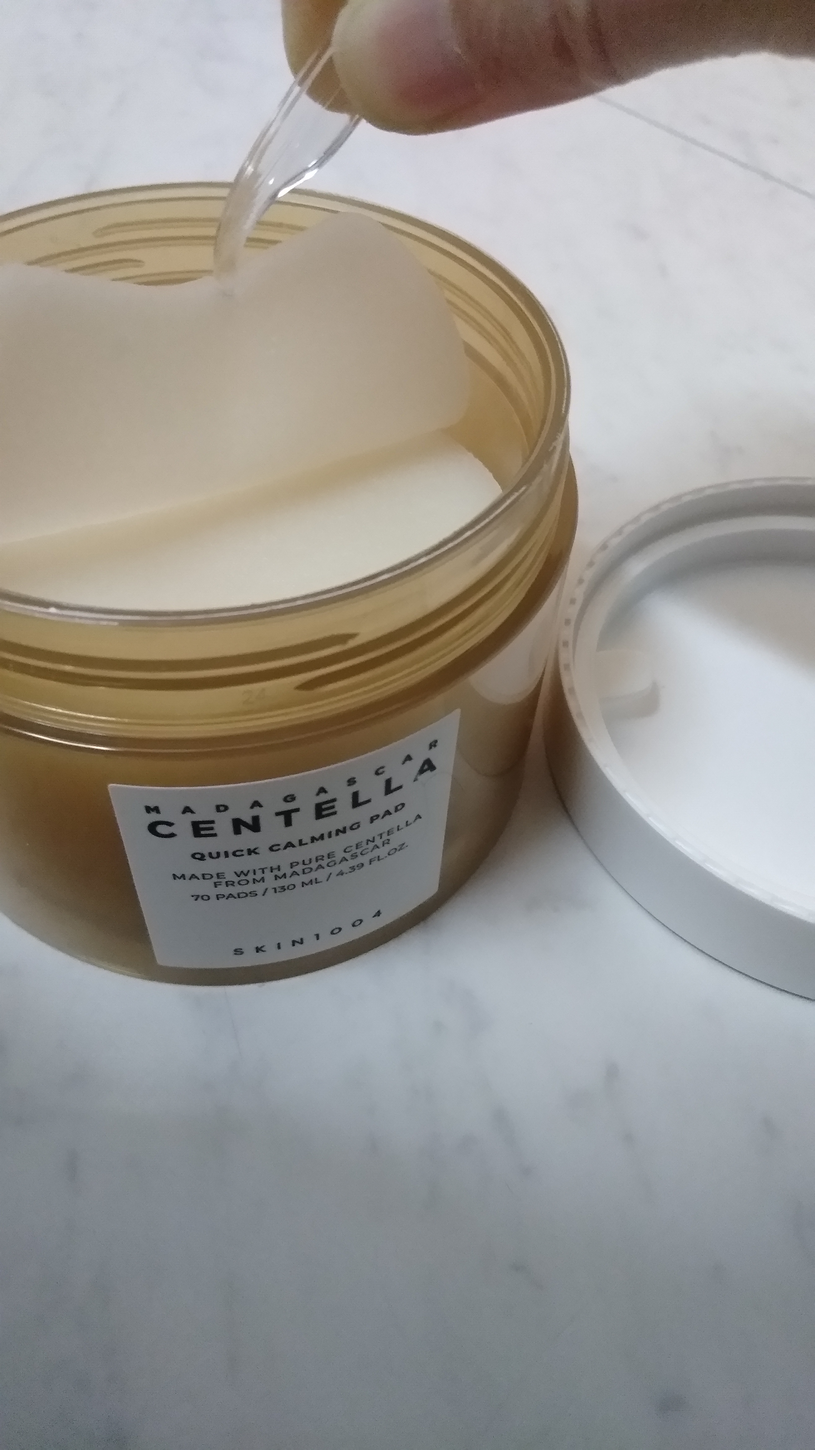 センテラ クイックカーミングパッド/SKIN1004/トナーパッドを使ったクチコミ（2枚目）