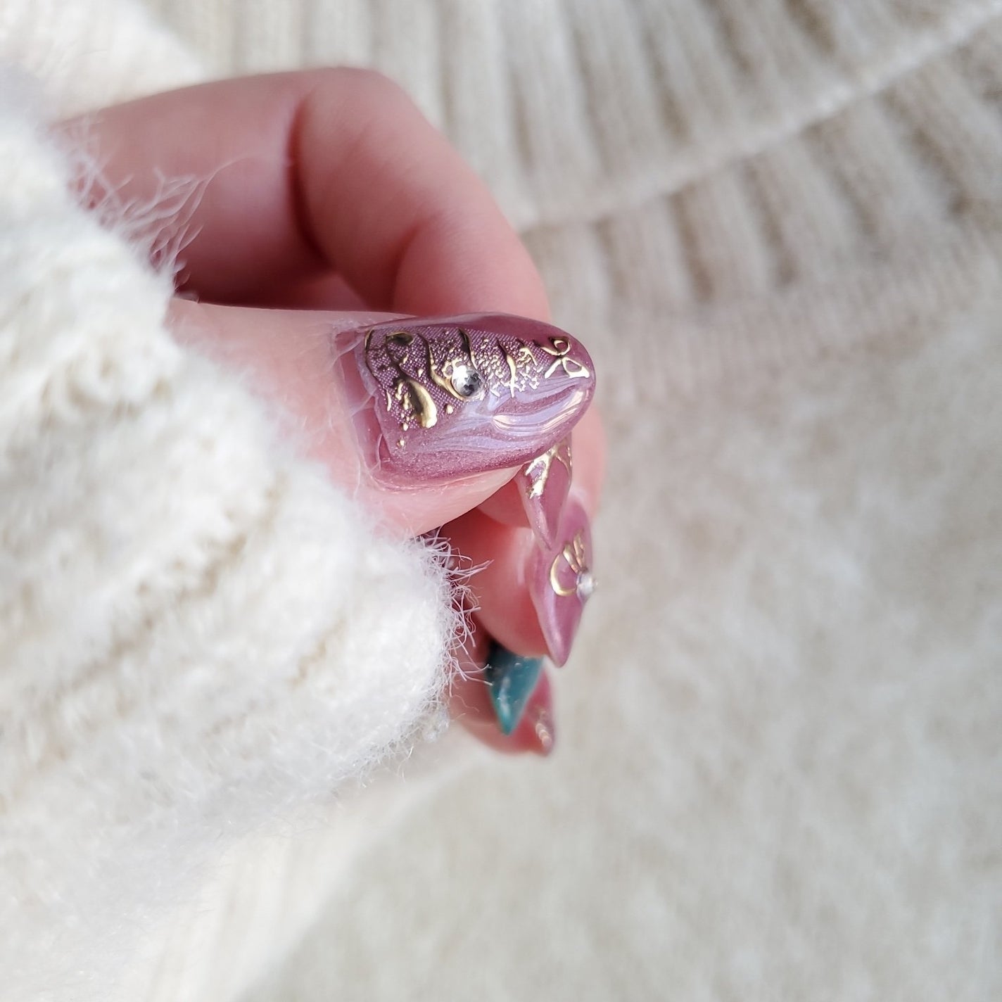 ジェルネイル(ライト対応)/セリア/ジェルネイルを使ったクチコミ(2枚目)