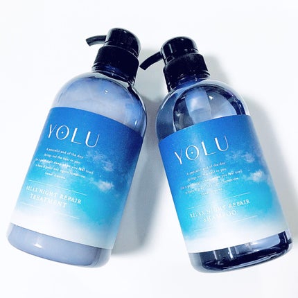 リラックスナイトリペア シャンプー/トリートメント/YOLU/市販シャンプーを使ったクチコミ(1枚目)