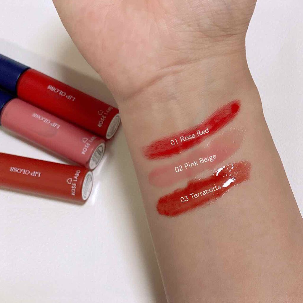 ローズリップグロス/ROSE LABO/リップグロスを使ったクチコミ（3枚目）