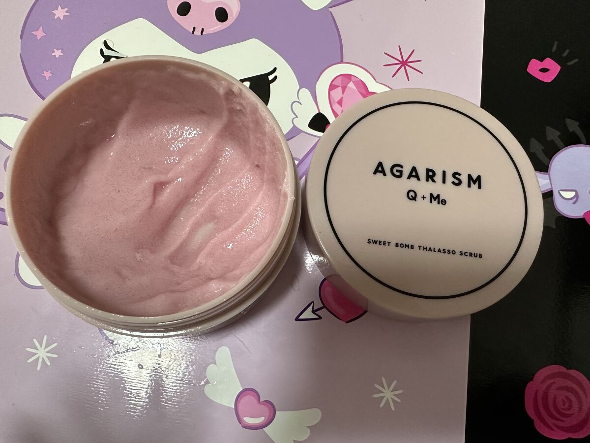 Q+Me スウィート ボム タラソ スクラブ/AGARISM/バストケア・ヒップケアを使ったクチコミ（1枚目）