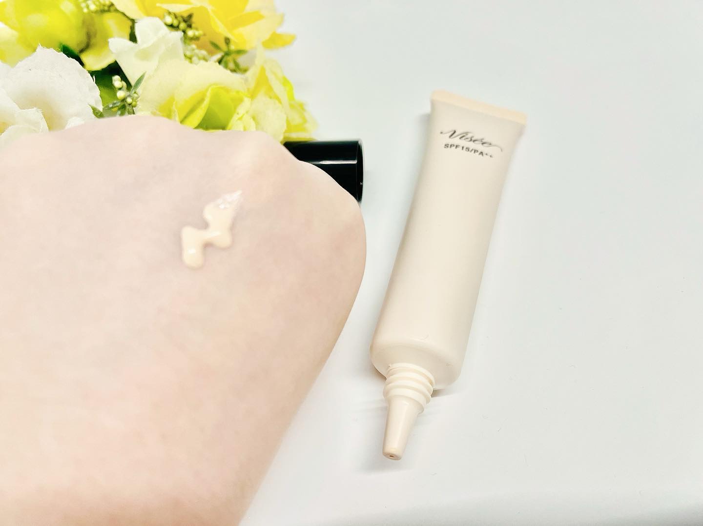 トーンアップ スキン デザイナー/Visée/化粧下地を使ったクチコミ（2枚目）