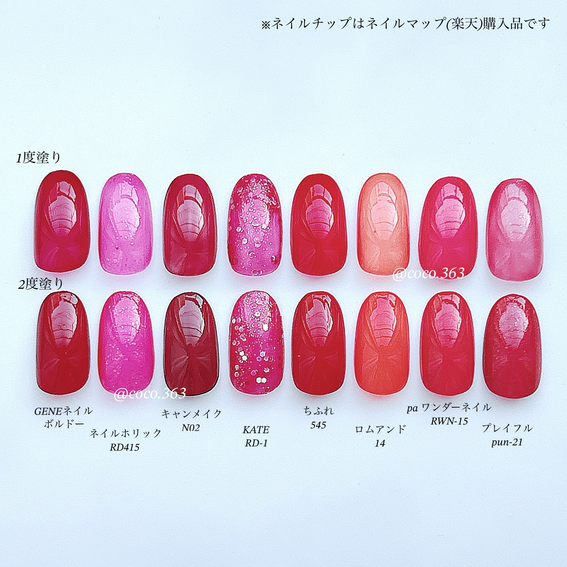 カラフルネイルズ/キャンメイク/マニキュアを使ったクチコミ（2枚目）