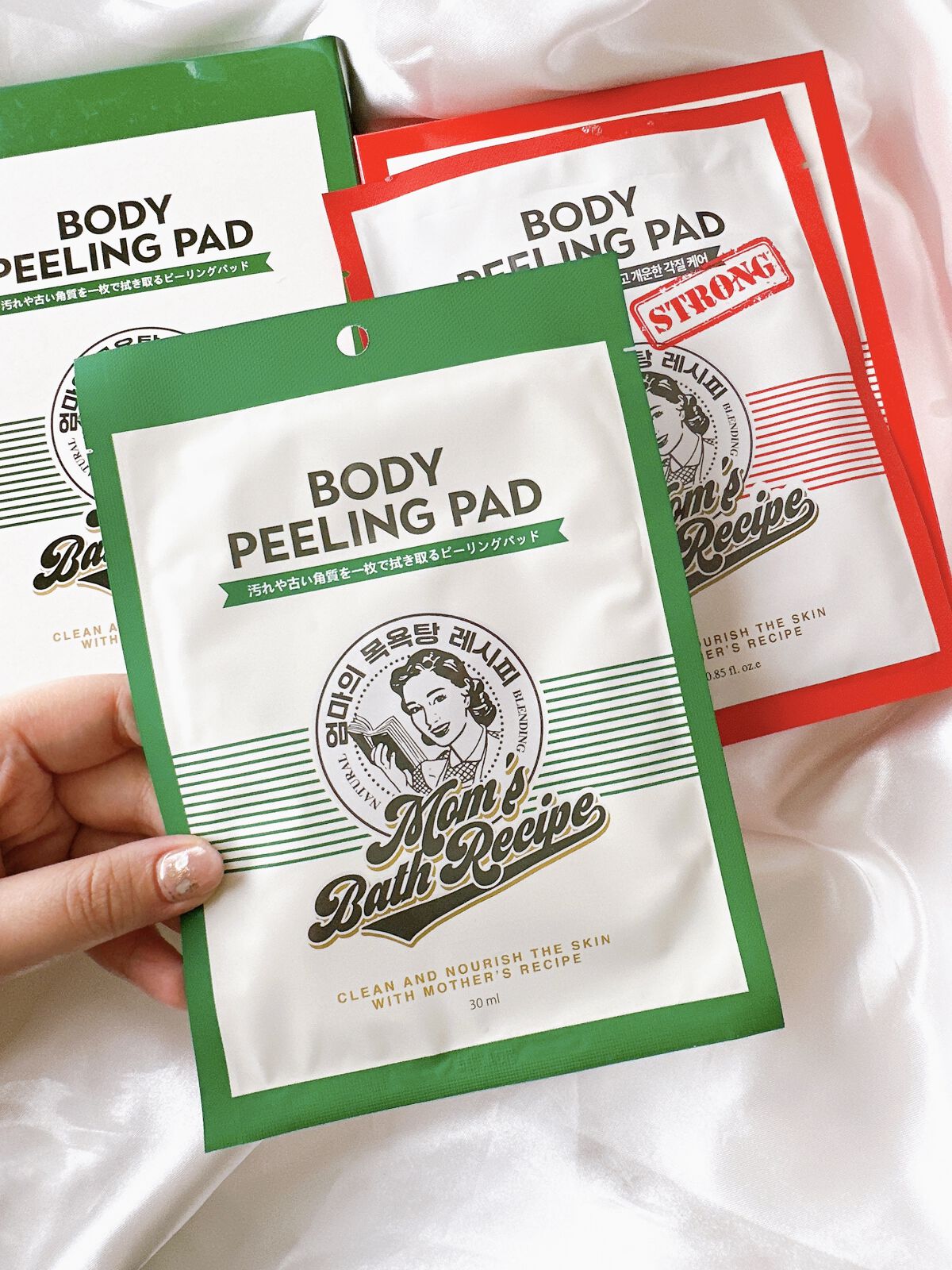 ボディピーリングパッド/Mom’s Bath Recipe/ピーリングを使ったクチコミ（2枚目）