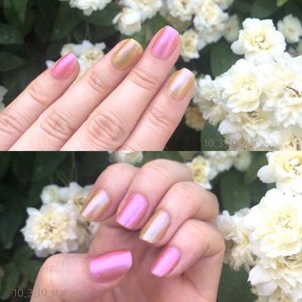 ネイルホリック リミテッドカラー Sea Shell YE570/ネイルホリック/マニキュアを使ったクチコミ(2枚目)