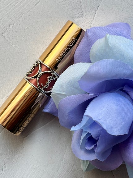 ルージュ ヴォリュプテ シャイン/YVES SAINT LAURENT BEAUTE/口紅を使ったクチコミ(2枚目)