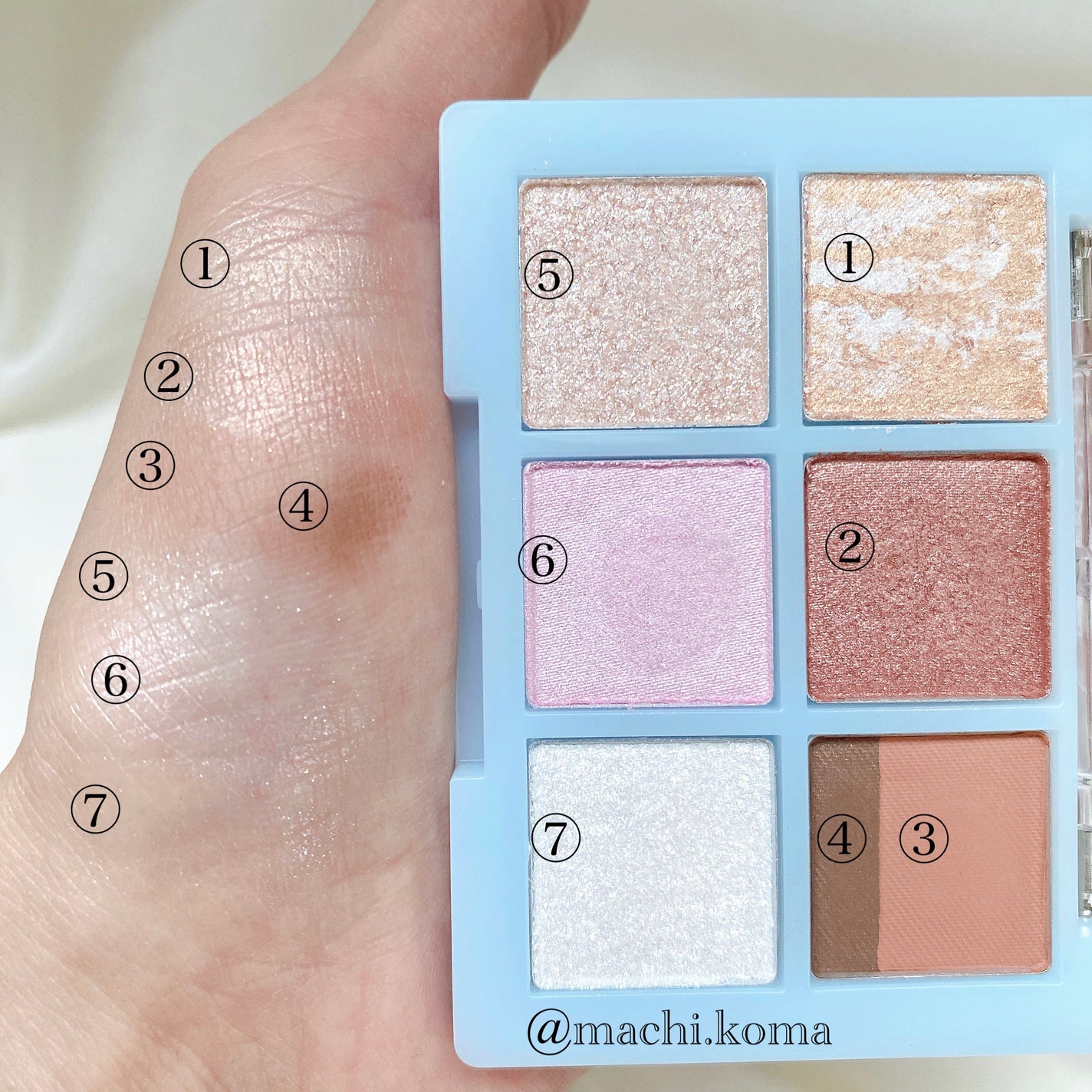 THE アイパレR/b idol/アイシャドウパレットを使ったクチコミ(2枚目)