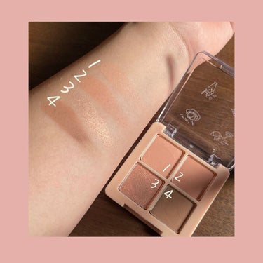 NOTONE  Peach Blush Toast cafe eye palette /Sonomama FRUIT/アイシャドウパレットを使ったクチコミ（3枚目）