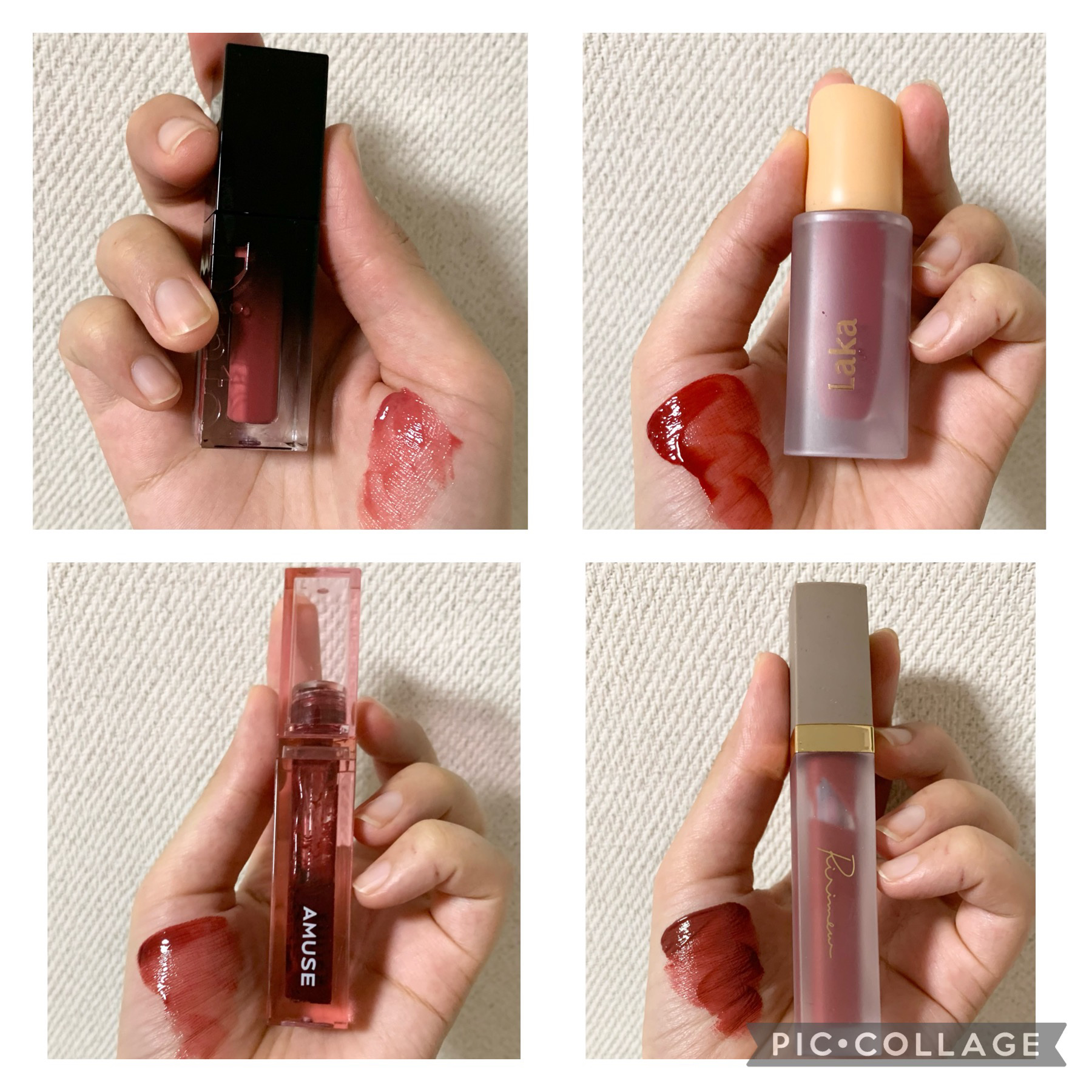 フルーティーグラムティント/Laka/リップティントを使ったクチコミ（2枚目）