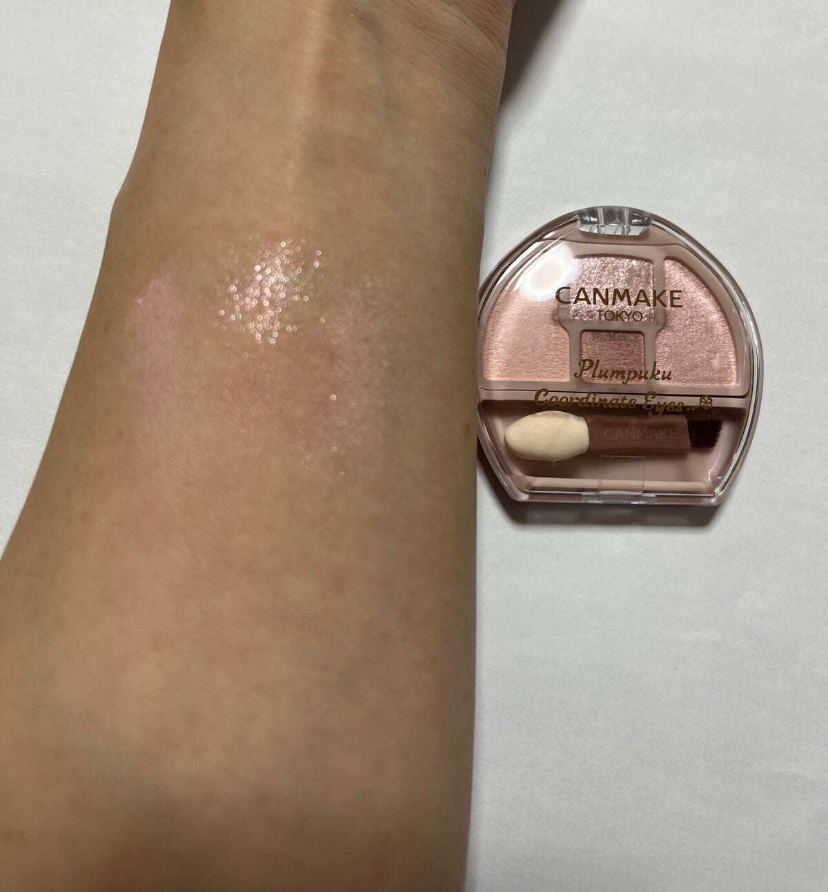 プランぷくコーデアイズ/キャンメイク/パウダーアイシャドウを使ったクチコミ(3枚目)
