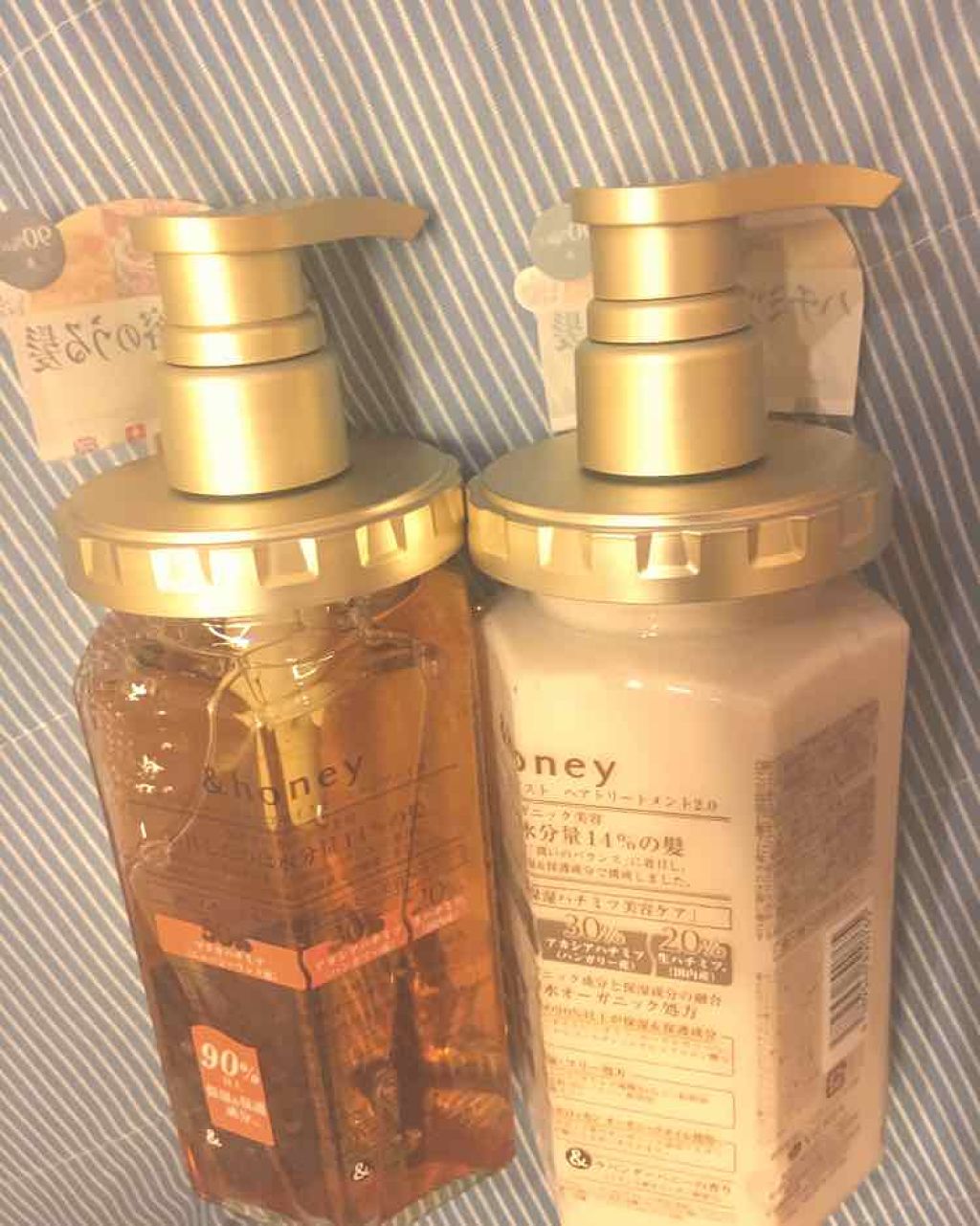 ディープモイスト シャンプー1.0／ヘアトリートメント2.0/&honey/市販シャンプーを使ったクチコミ（2枚目）