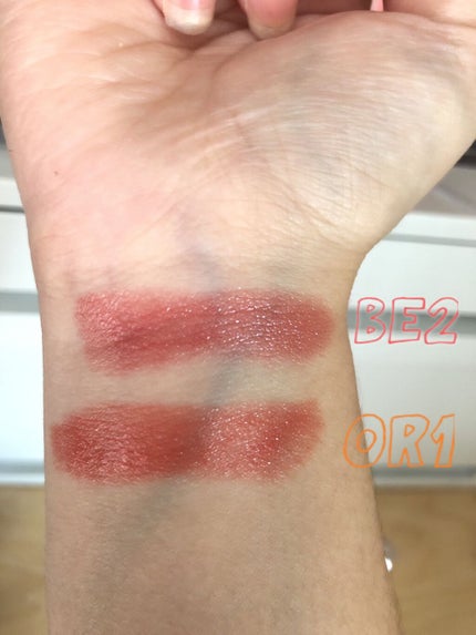 ラスティンググロスリップ/CEZANNE/口紅を使ったクチコミ(2枚目)