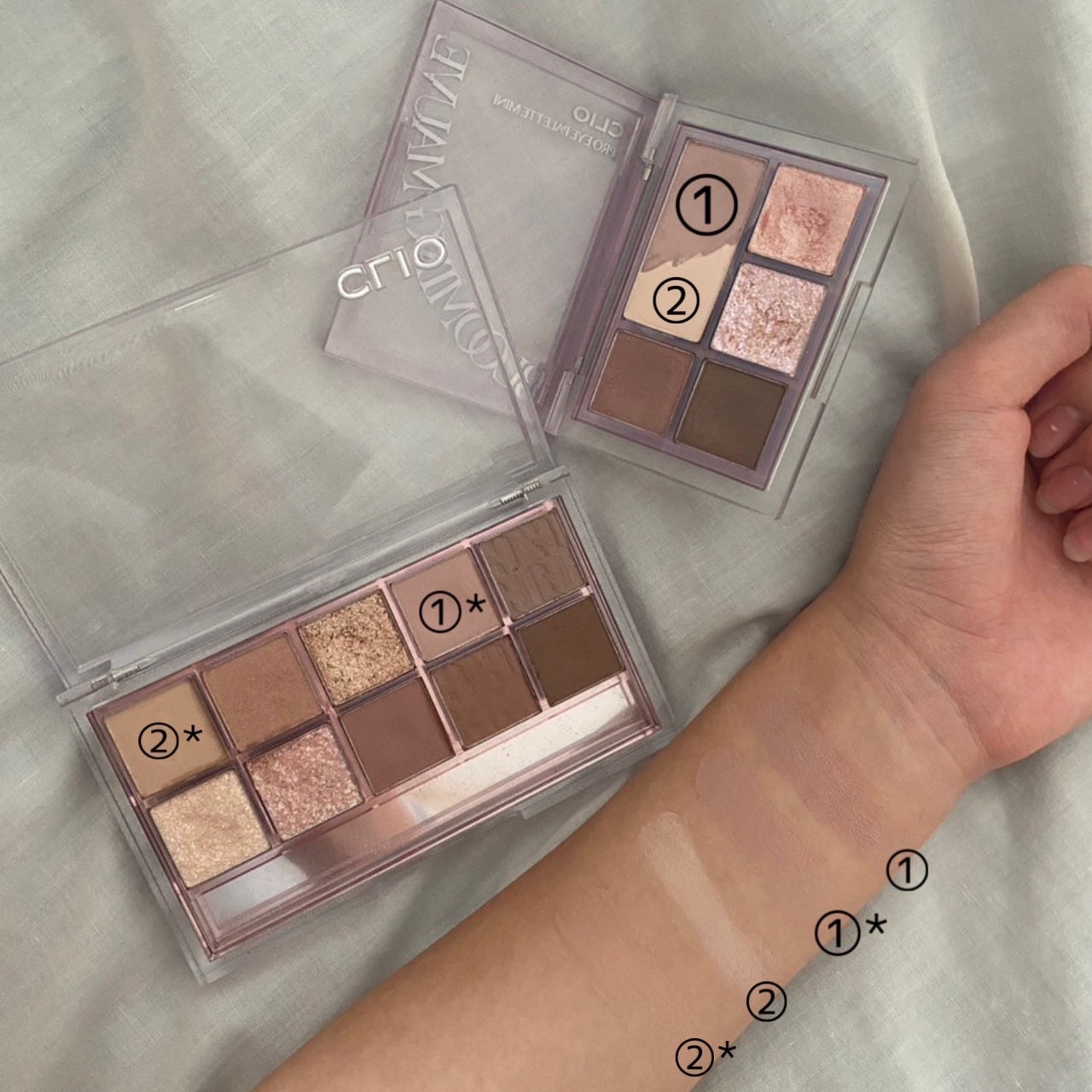 プロ アイ パレット/CLIO/アイシャドウパレットを使ったクチコミ(2枚目)