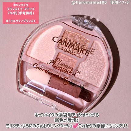 プランぷくコーデアイズ/キャンメイク/パウダーアイシャドウを使ったクチコミ(2枚目)