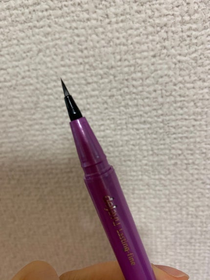 「密着アイライナー」ショート筆リキッド/デジャヴュ/リキッドアイライナーを使ったクチコミ(2枚目)