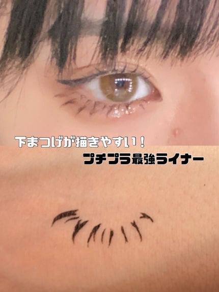 極細アイライナーEX/CEZANNE/リキッドアイライナーを使ったクチコミ(1枚目)