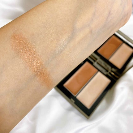 THREE シマリング グロー デュオ/THREE/クリームハイライトを使ったクチコミ(3枚目)