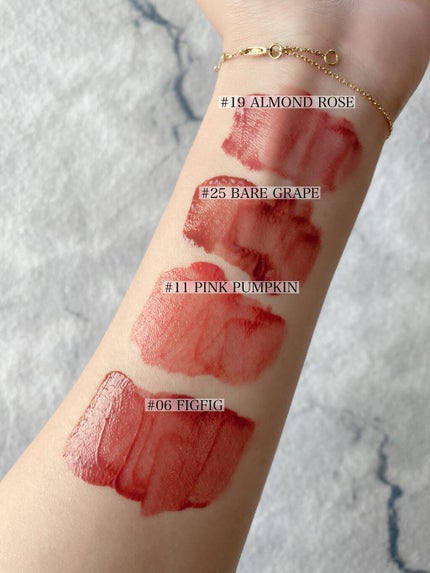 ジューシーラスティングティント/rom&nd/リップティントを使ったクチコミ(8枚目)