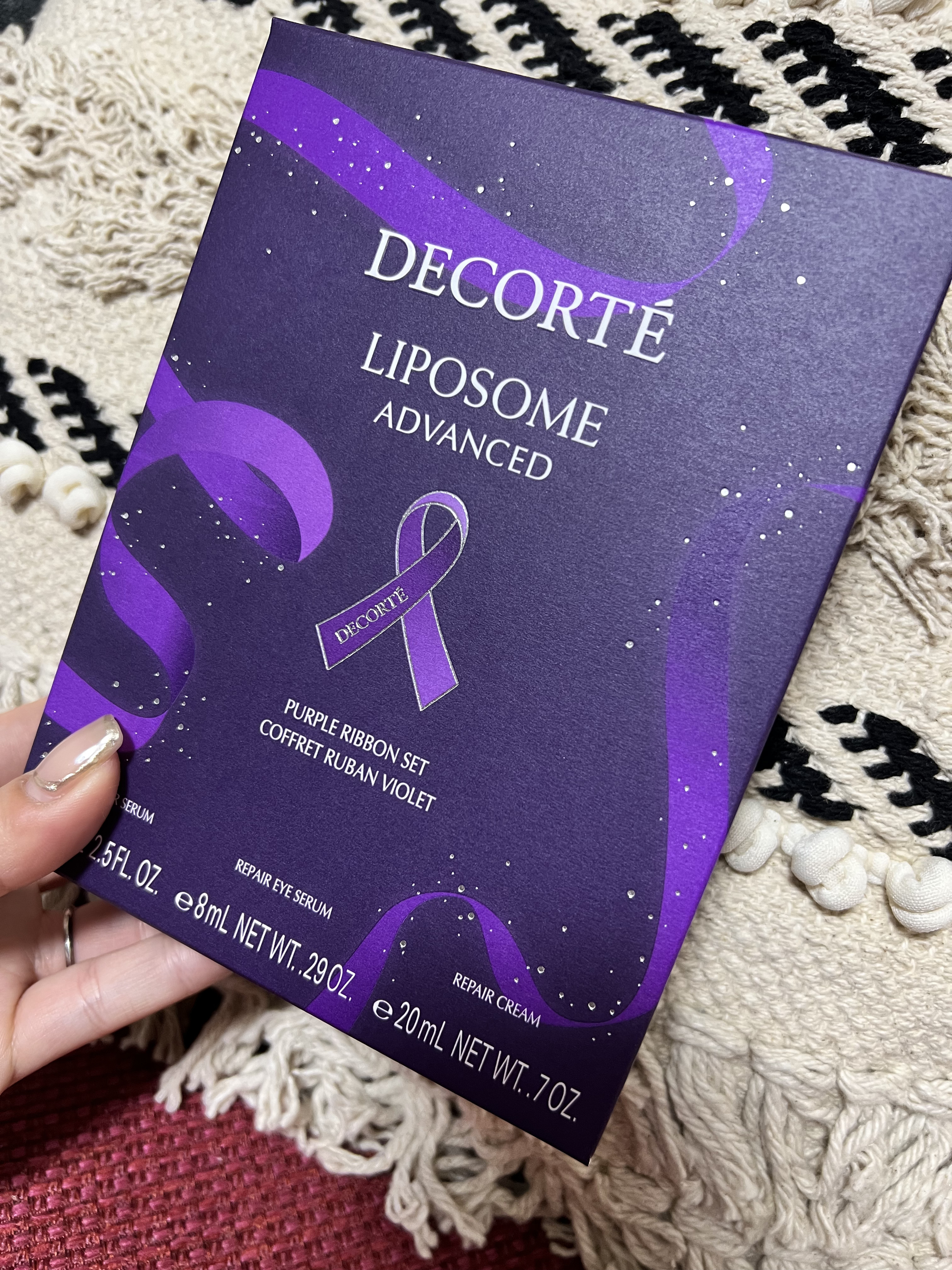 リポソーム アドバンスト パープルリボン セット 2023/DECORTÉ/スキンケアキットを使ったクチコミ（2枚目）