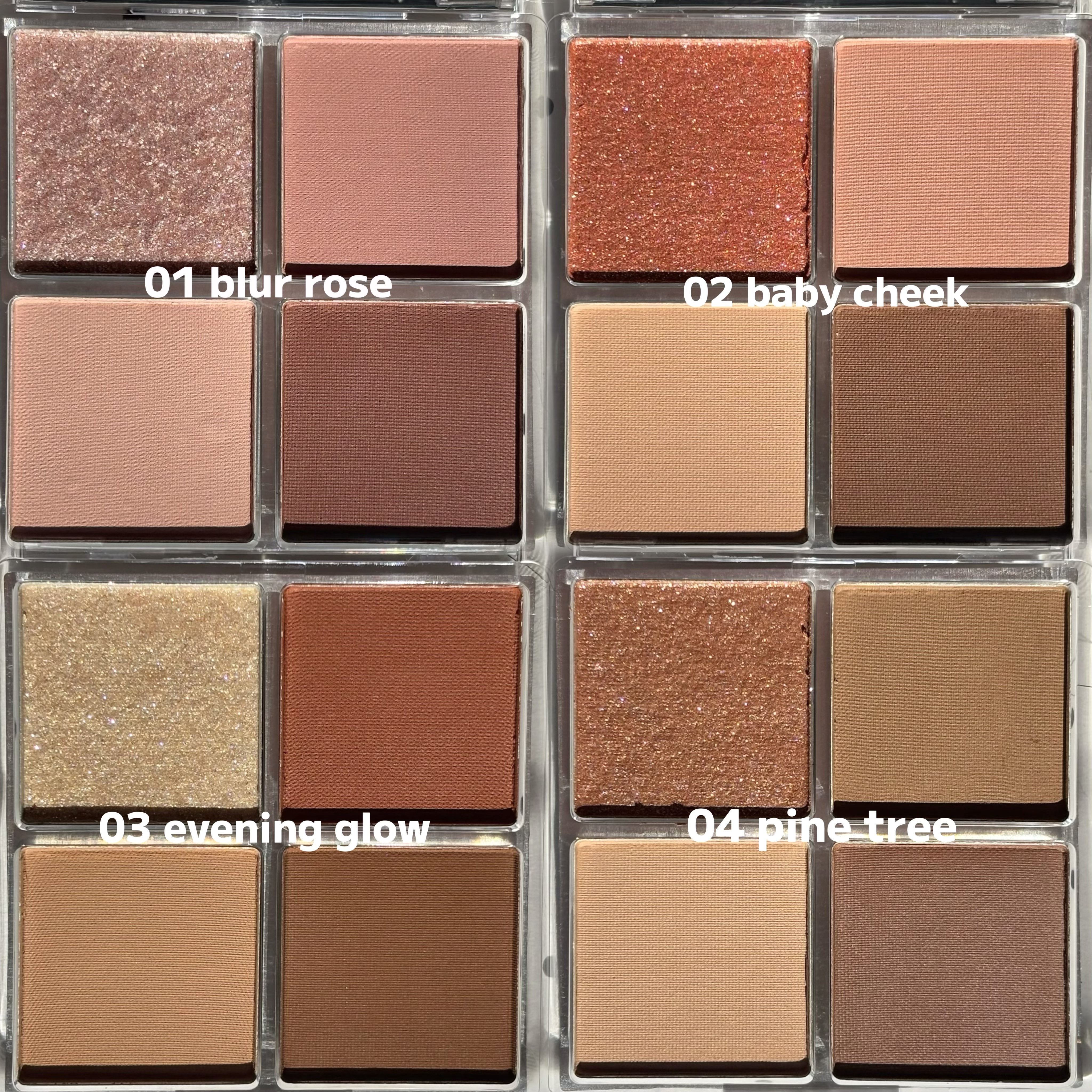 s'appu eye palette 01 ブラーローズ/NEUFIL/アイシャドウパレットを使ったクチコミ（3枚目）