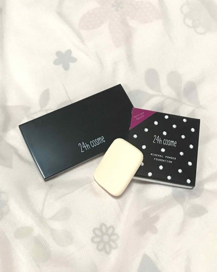 24 ミネラルパウダーファンデ/24h cosme/パウダーファンデーションを使ったクチコミ(1枚目)
