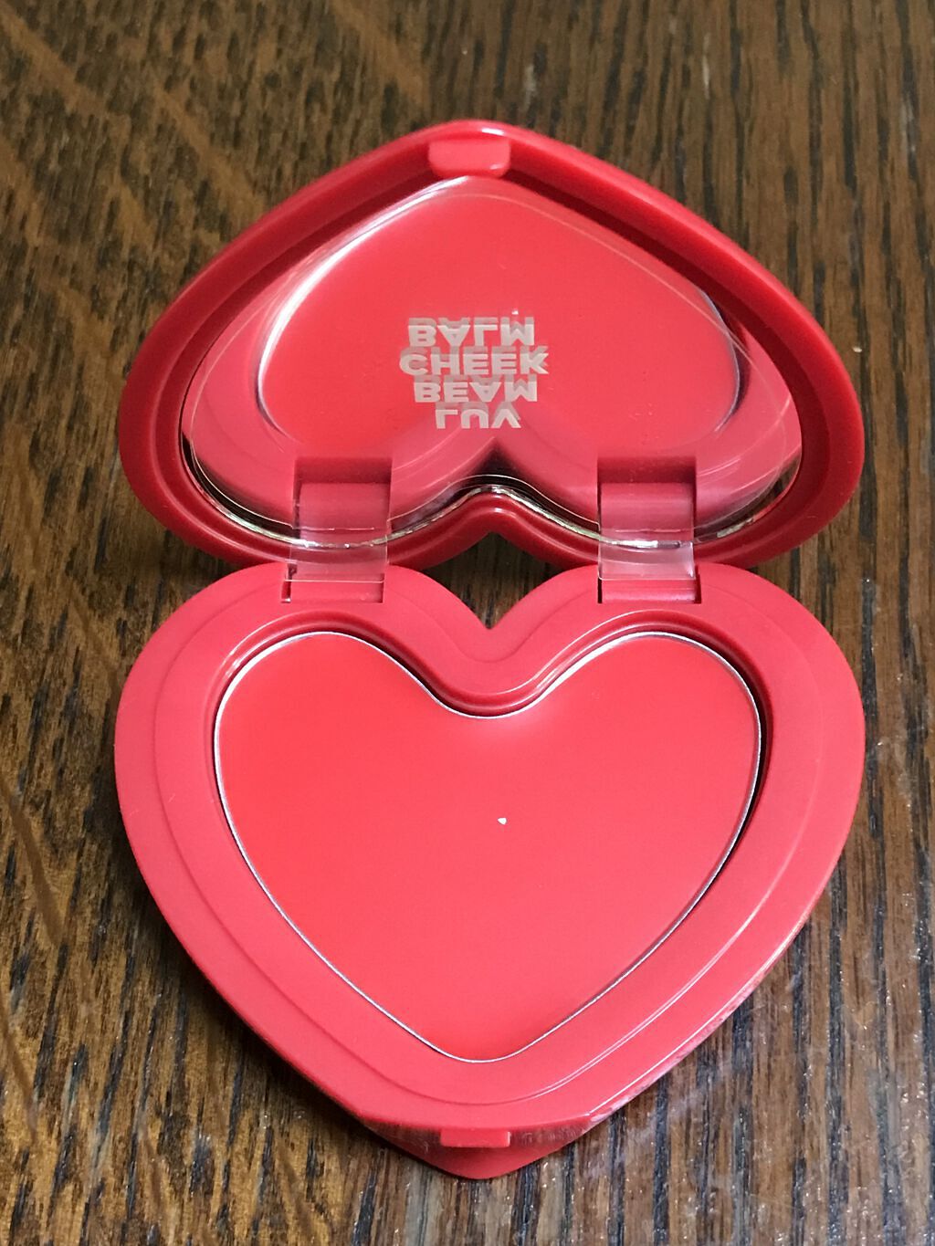 ラヴ ビーム チークバーム 04 ハートアタックレッド/lilybyred/ジェル・クリームチークを使ったクチコミ（3枚目）