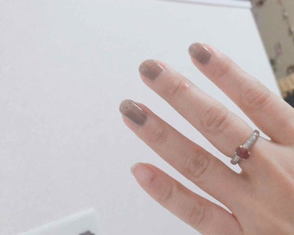 グロッシーコート/スキューズミー/オールインワンネイルを使ったクチコミ(1枚目)