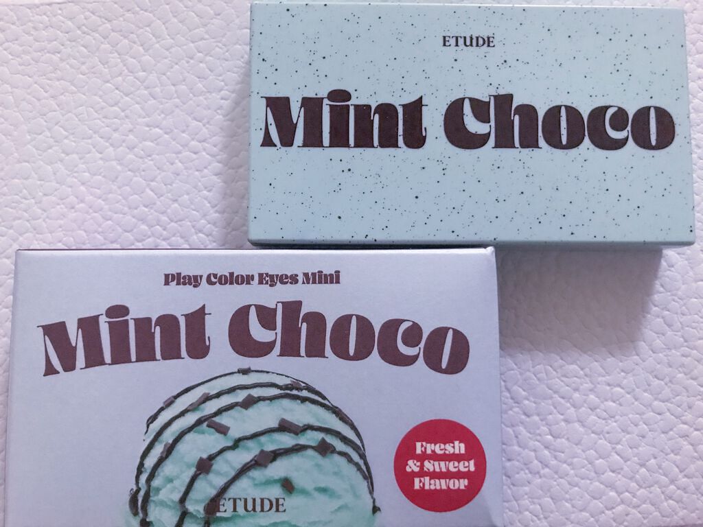 プレイカラーアイズミニ チョコミント/ETUDE/アイシャドウパレットを使ったクチコミ(2枚目)