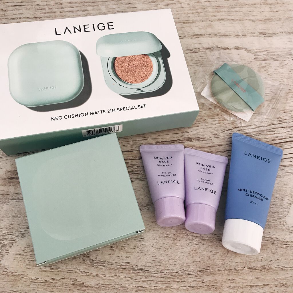 ネオクッション マット/LANEIGE/クッションファンデーションを使ったクチコミ(4枚目)