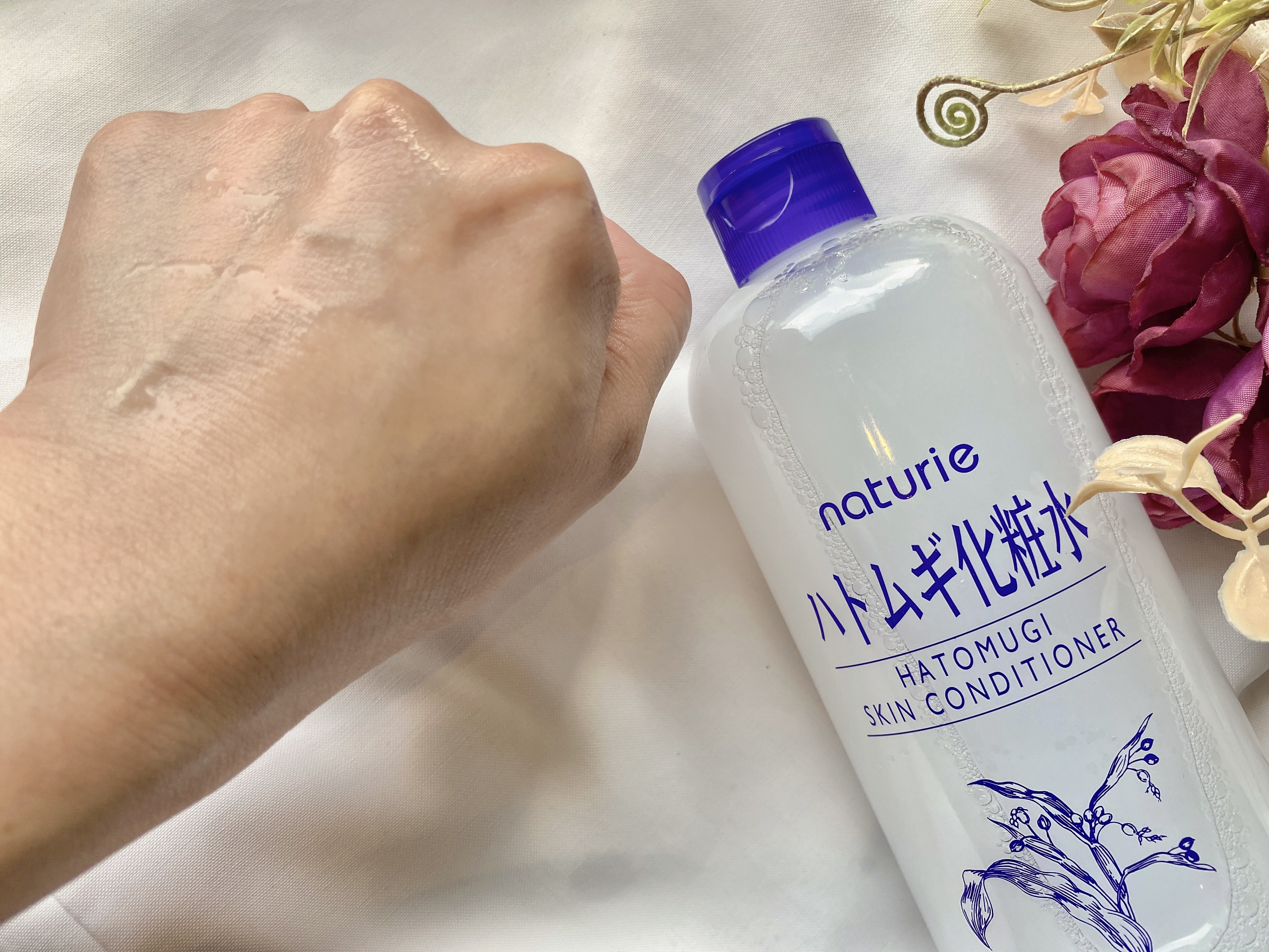 ハトムギ化粧水(ナチュリエ スキンコンディショナー R )/ナチュリエ/化粧水を使ったクチコミ（3枚目）