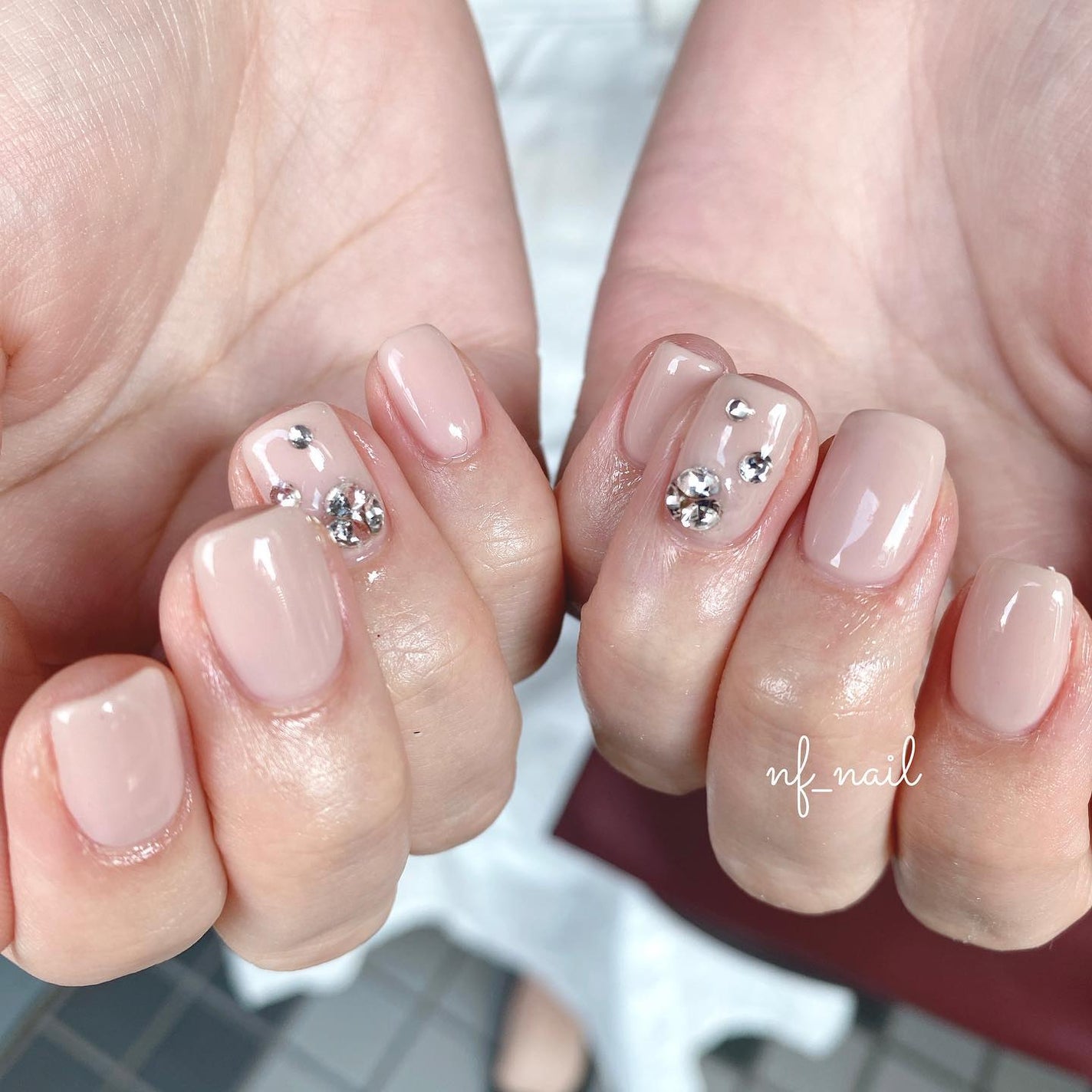 Natsumi◎nailist on LIPS 「.💎2本art¥5,980+Vカット¥1,800.#ネイル#ネ..」(1枚目)