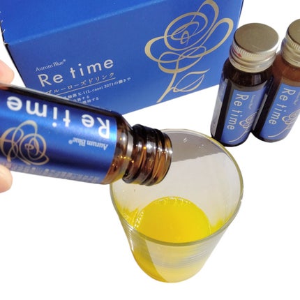 Re time ブルーローズドリンク/オーラムブルー/美容ドリンクを使ったクチコミ(2枚目)