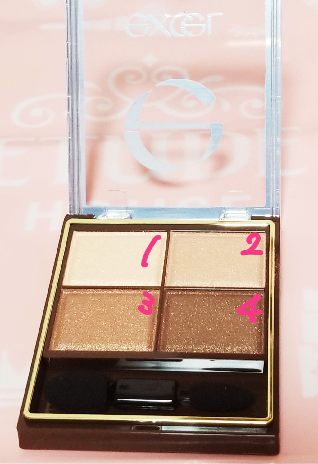 スキニーリッチシャドウ/excel/アイシャドウパレットを使ったクチコミ(2枚目)